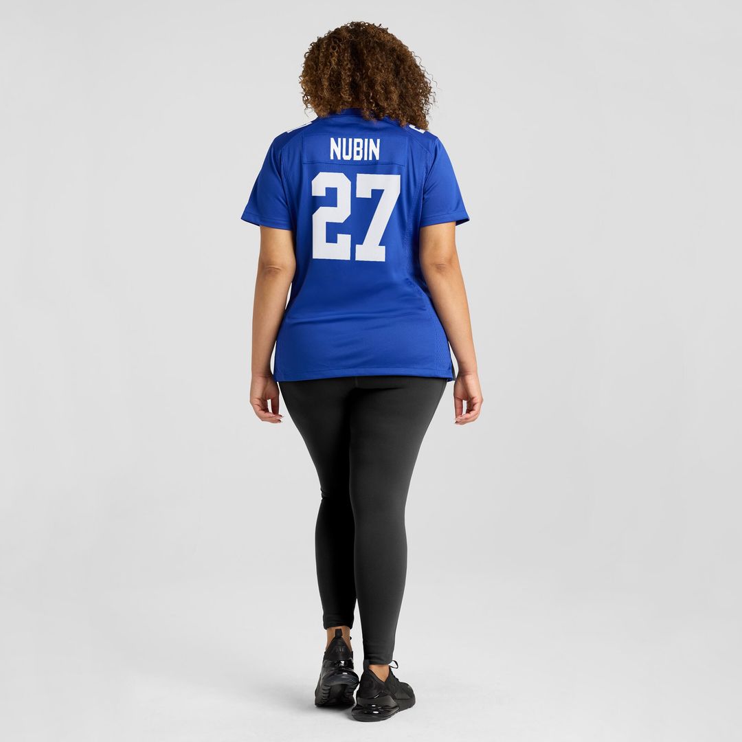 Tyler Nubin New York Giants Nike Women's Team Game Jersey - Royal