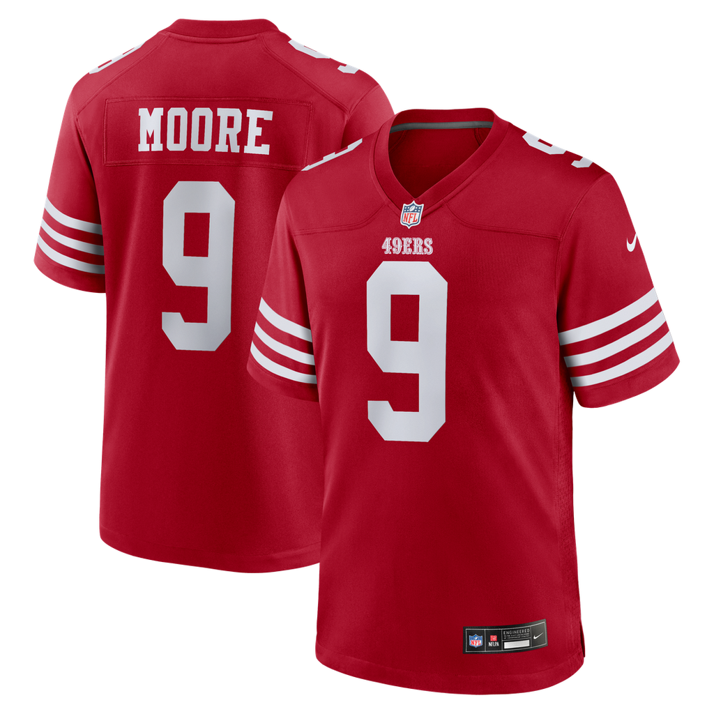 Skyy Moore San Francisco 49ers Nike Team Game Jersey - Scarlet