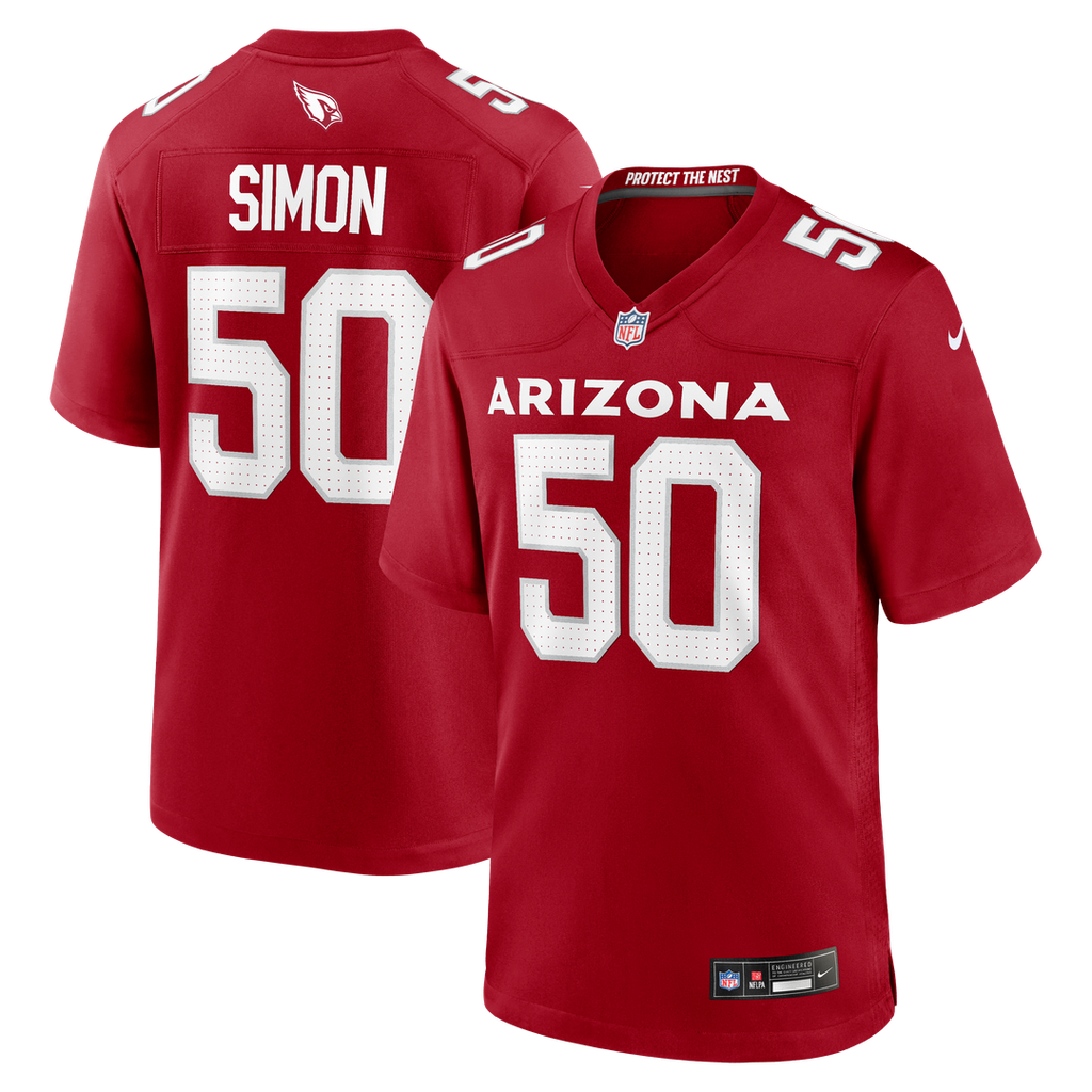 Cody Simon Arizona Cardinals Nike Team Game Official Jersey -  Cardinal