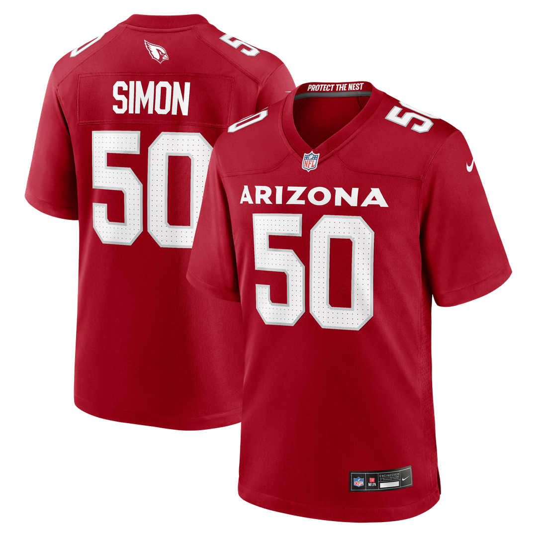 Cody Simon Arizona Cardinals Nike Team Game Official Jersey -  Cardinal