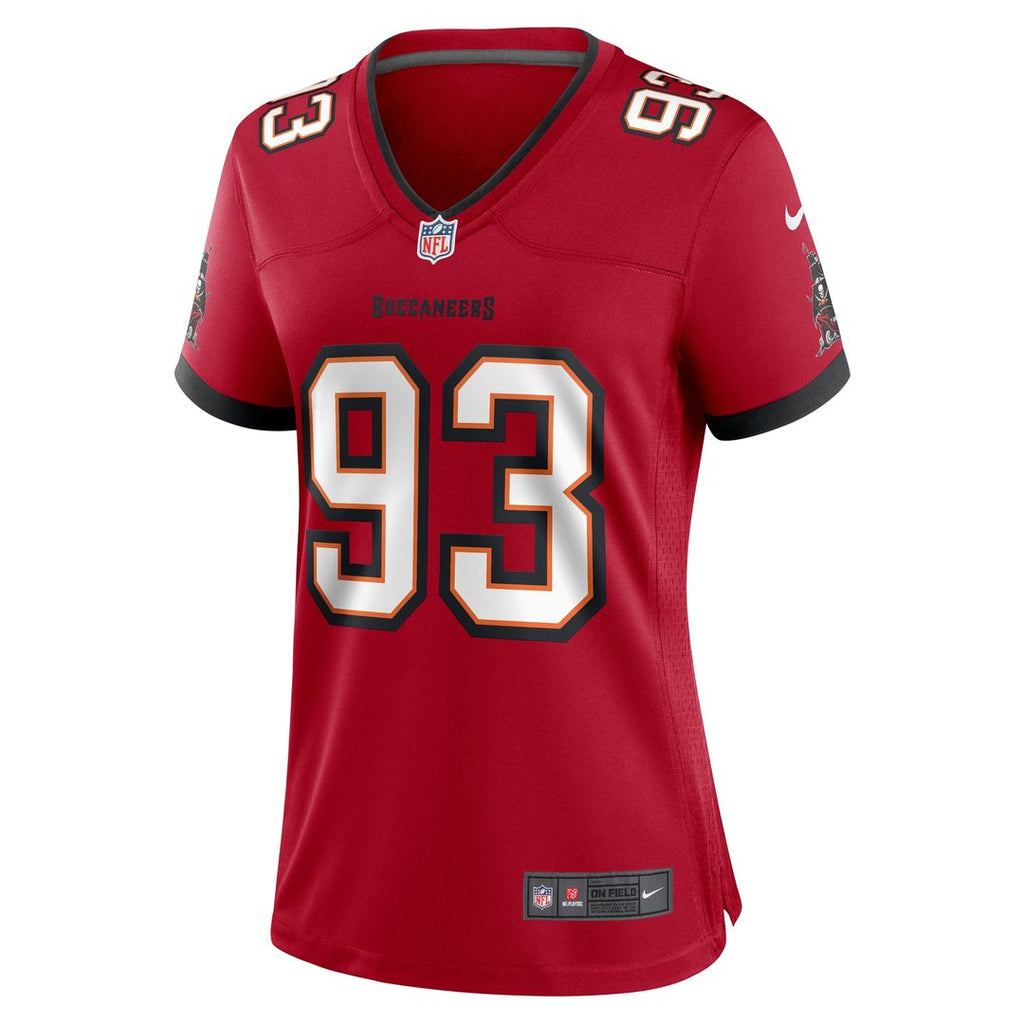 Eric Banks Tampa Bay Buccaneers Nike Women's  Game Official Jersey -  Red
