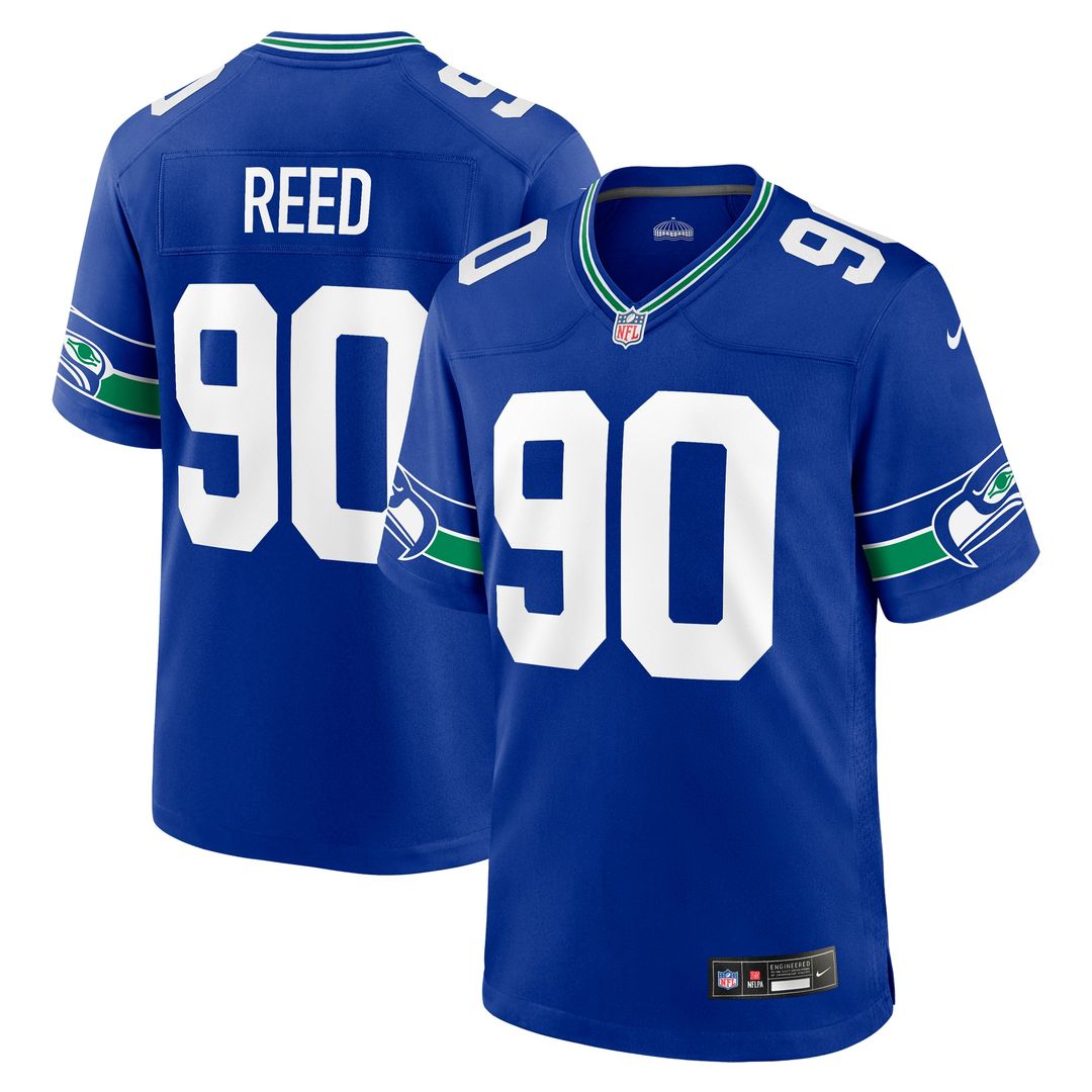 Jarran Reed Seattle Seahawks Nike  Game Official Jersey -  College Navy