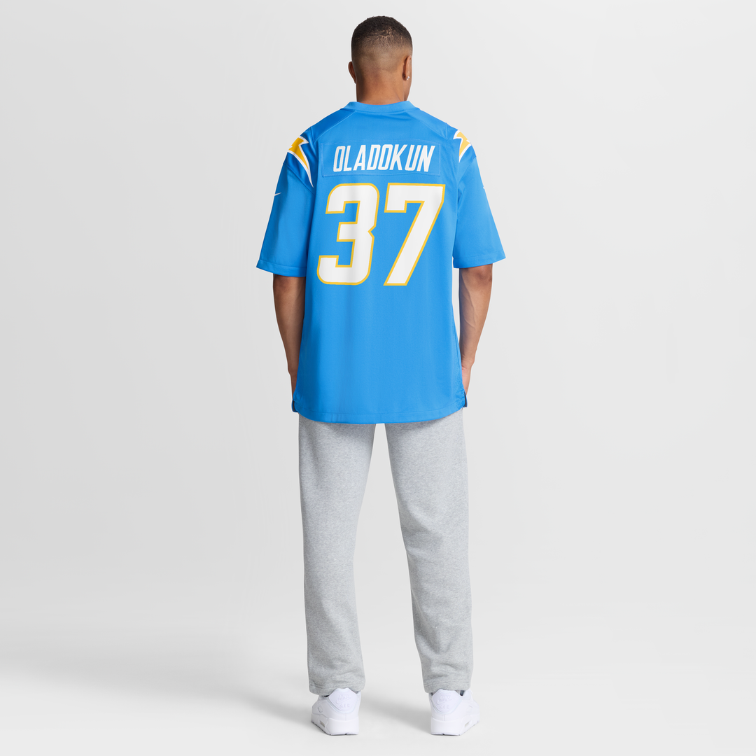 Jordan Oladokun Los Angeles Chargers Nike Team Game Official Jersey -  Powder Blue