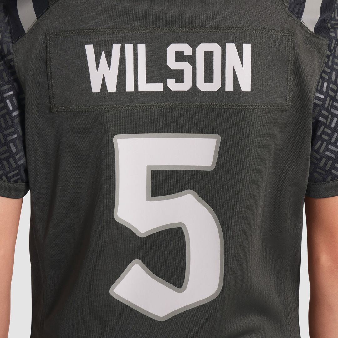 Garrett Wilson New York Jets Nike Women's 2025 Rivalries Collection Game Official Jersey - Gotham Green