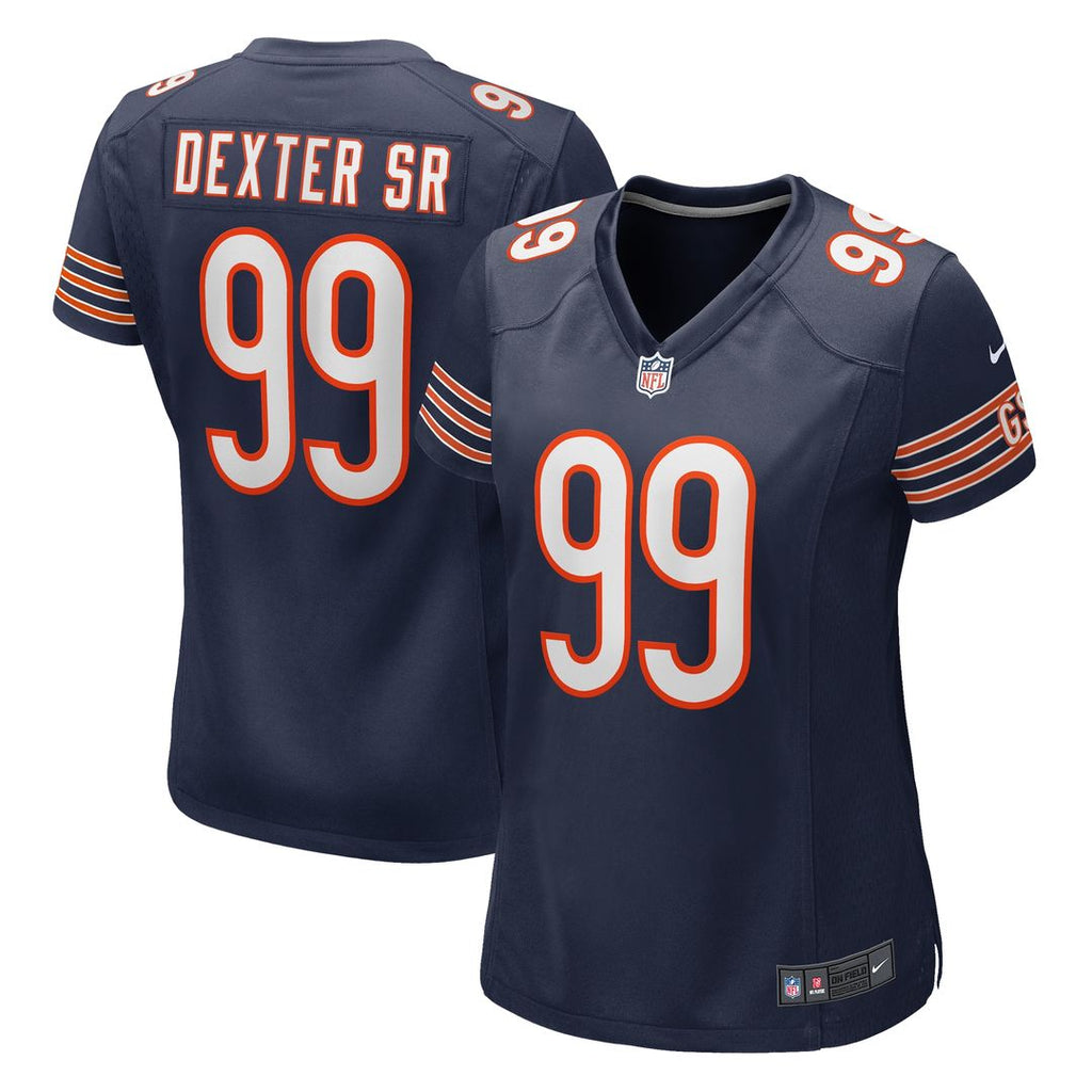 Gervon Dexter Sr. Chicago Bears Nike Women's  Game Official Jersey -  Navy