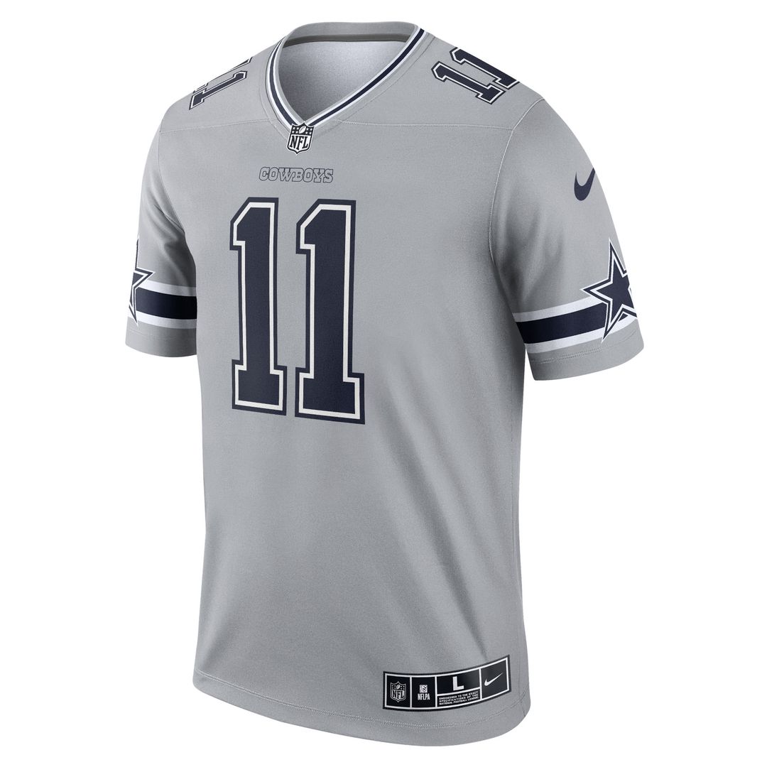 Micah Parsons Dallas Cowboys Nike Inverted Legend Player Performance Top - Gray