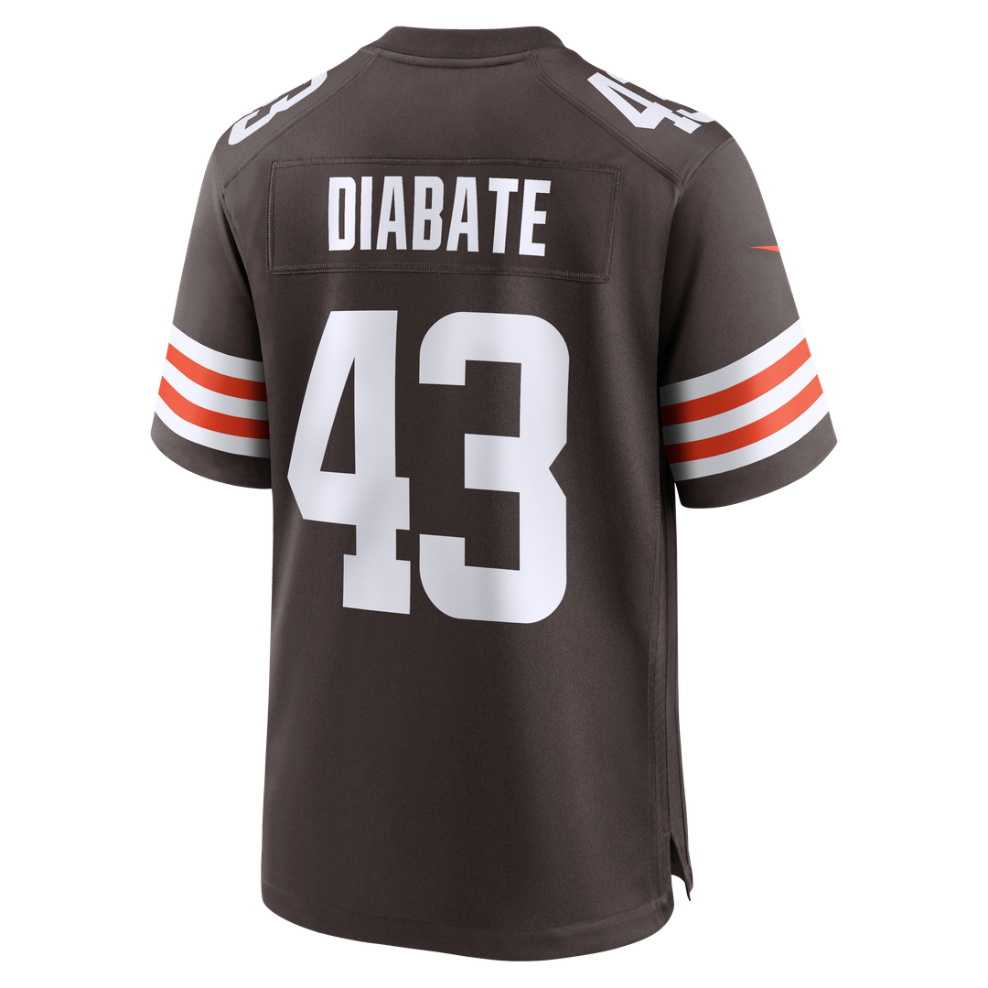 Mohamoud Diabate Cleveland Browns Nike Team Game Jersey - Brown