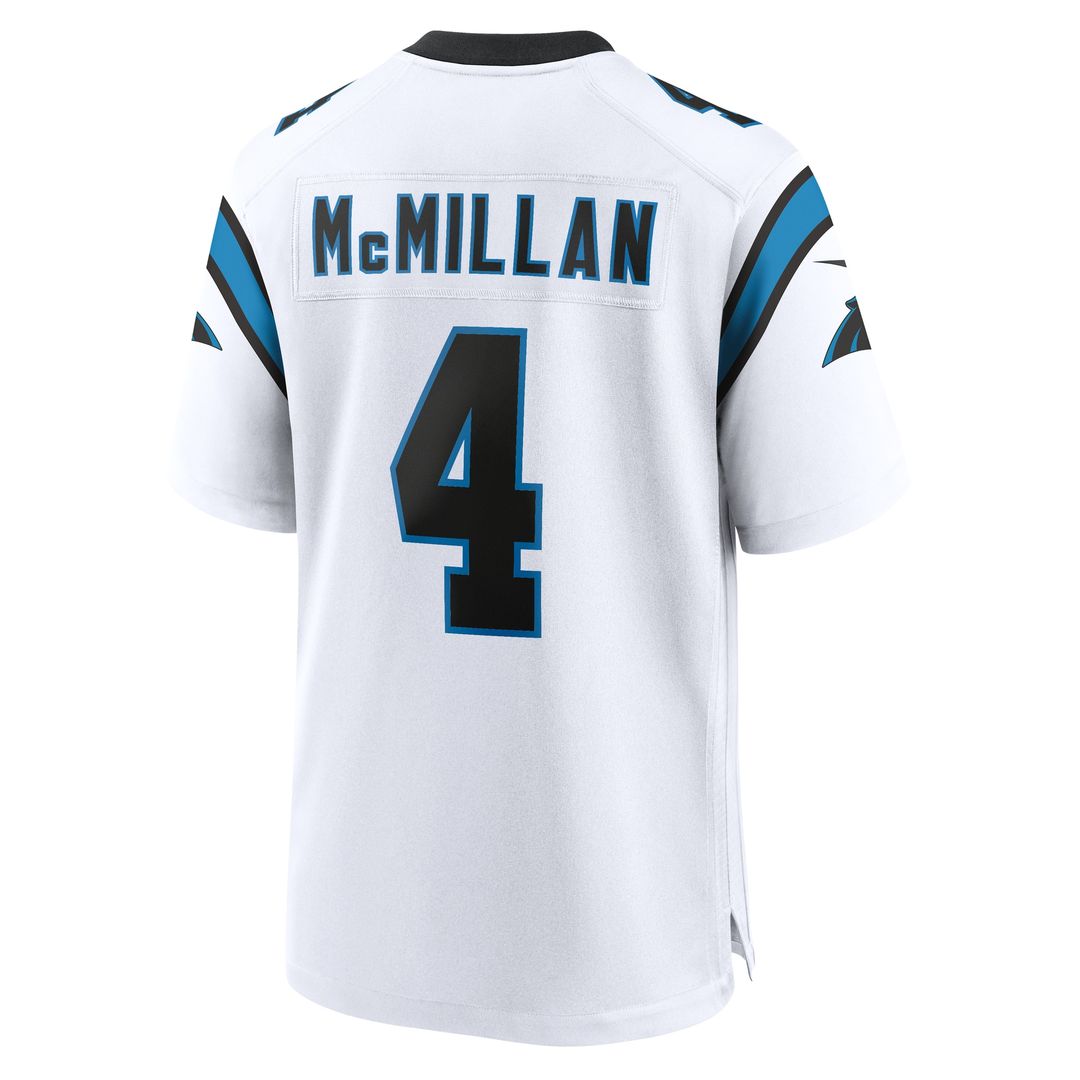 Tetairoa McMillan Carolina Panthers Nike Team Game Official Jersey - Black