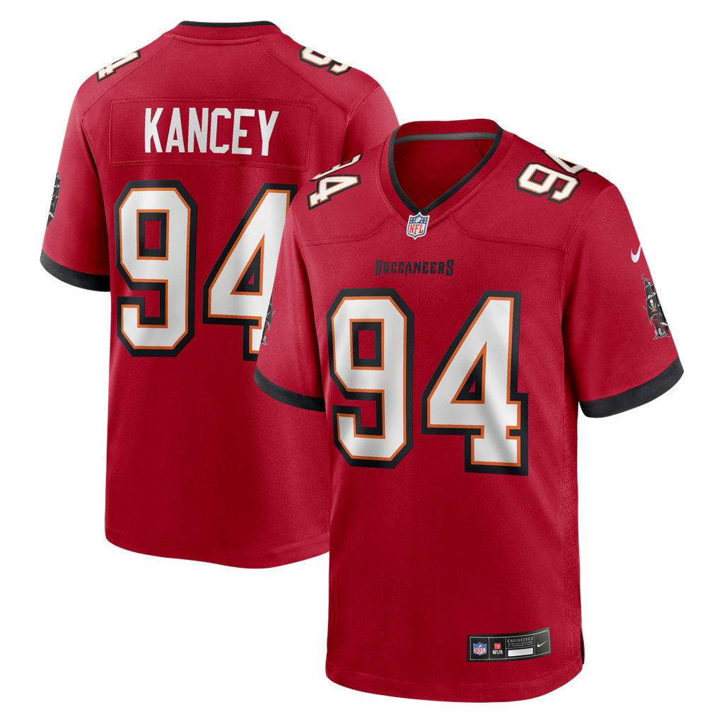 Calijah Kancey Tampa Bay Buccaneers Nike  Game Official Jersey - Red
