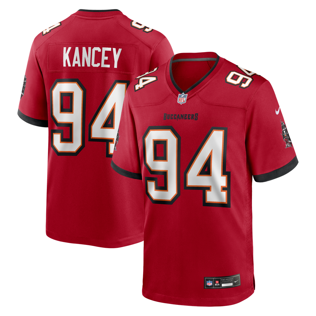 Calijah Kancey Tampa Bay Buccaneers Nike  Game Official Jersey - Red