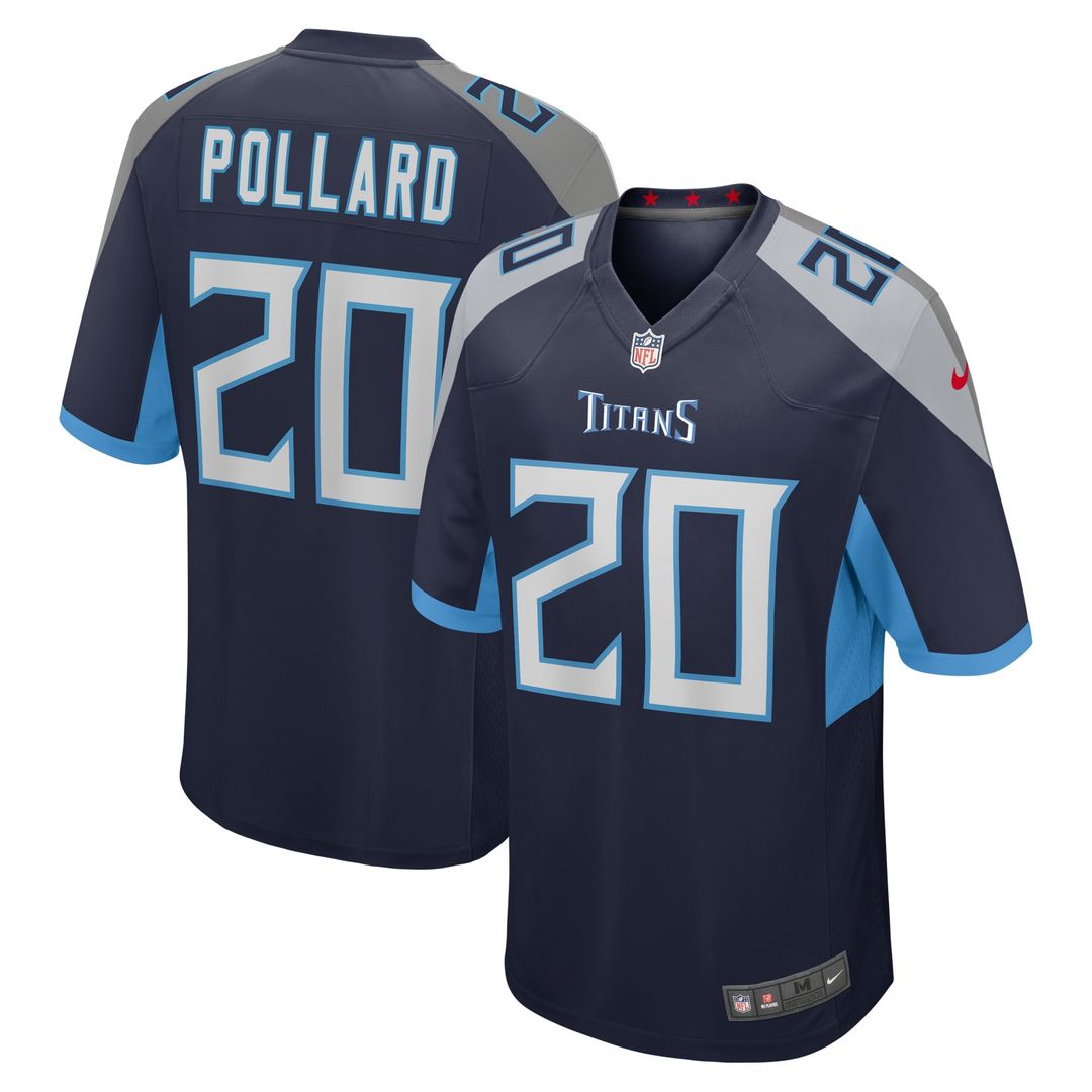 Tony Pollard Tennessee Titans Nike Game Player Official Jersey - Navy