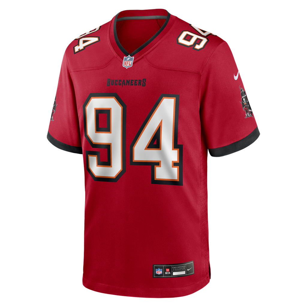 Calijah Kancey Tampa Bay Buccaneers Nike  Game Official Jersey - Red