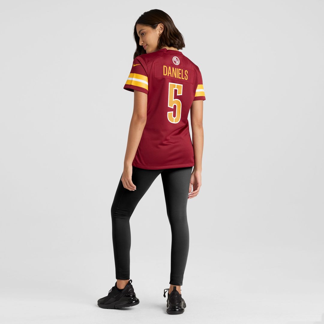 Jayden Daniels Washington Commanders Nike Women's  Player Game Official Jersey - Burgundy