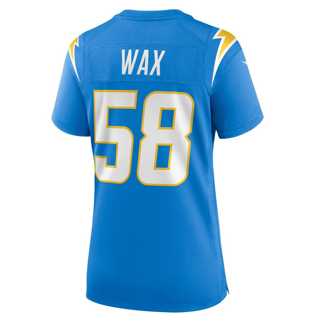 Marlowe Wax Los Angeles Chargers Nike Women's Team Game Jersey - Powder Blue
