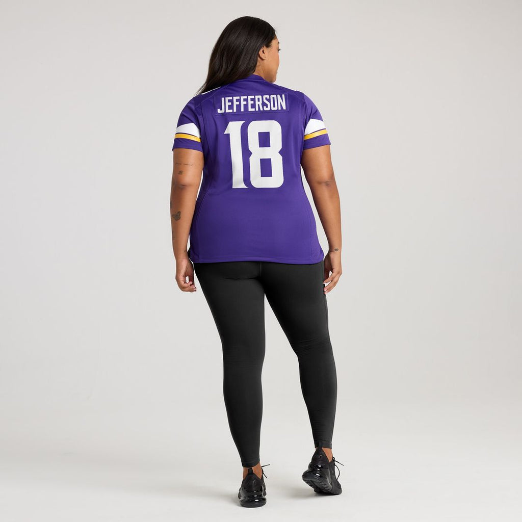 Justin Jefferson Minnesota Vikings Nike Women's Game Official Jersey - Purple