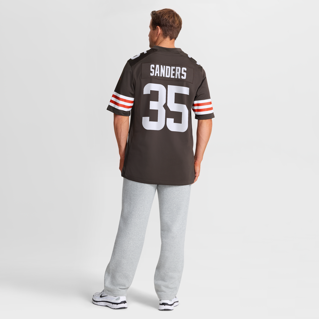 Raheim Sanders Cleveland Browns Nike Team Game Official Jersey -  Brown