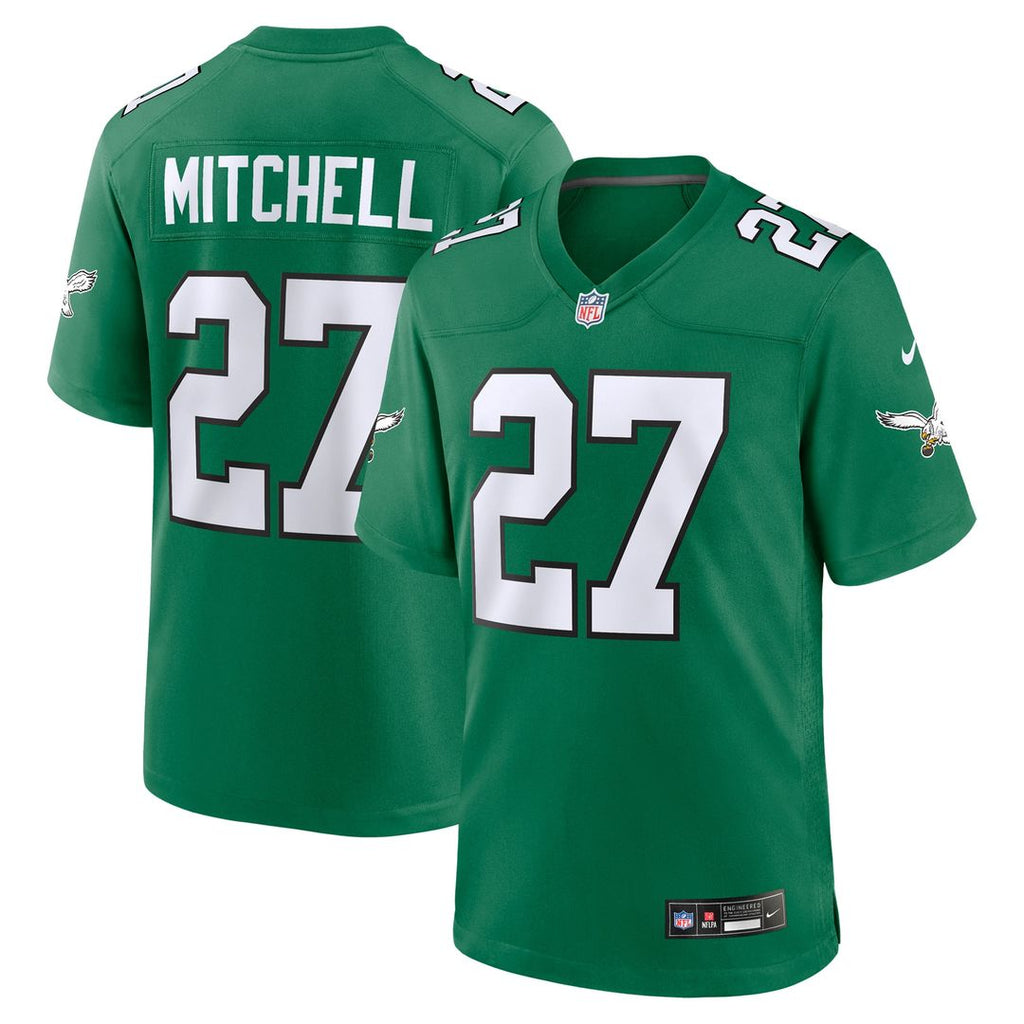 Quinyon Mitchell Philadelphia Eagles Nike Alternate Game Jersey - Kelly Green