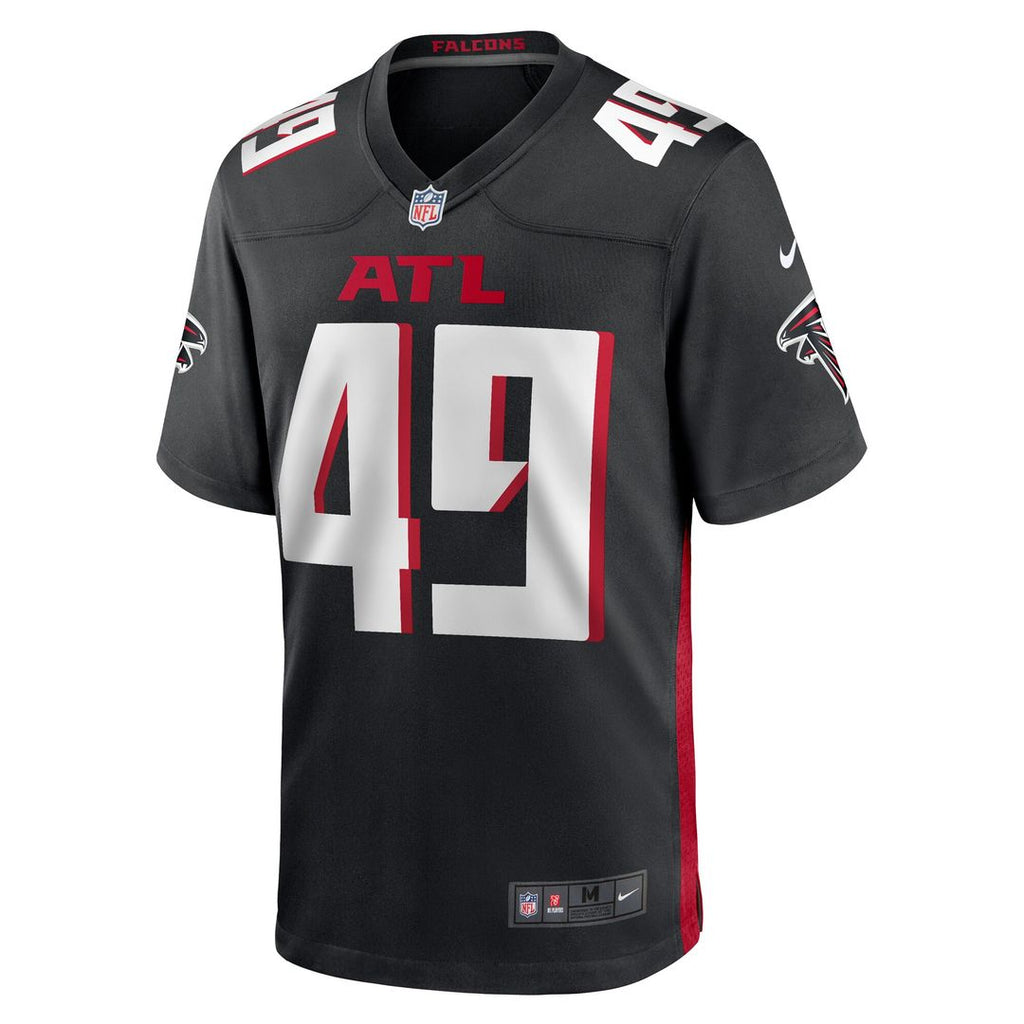 Liam McCullough Atlanta Falcons Nike Team Game Official Jersey -  Black
