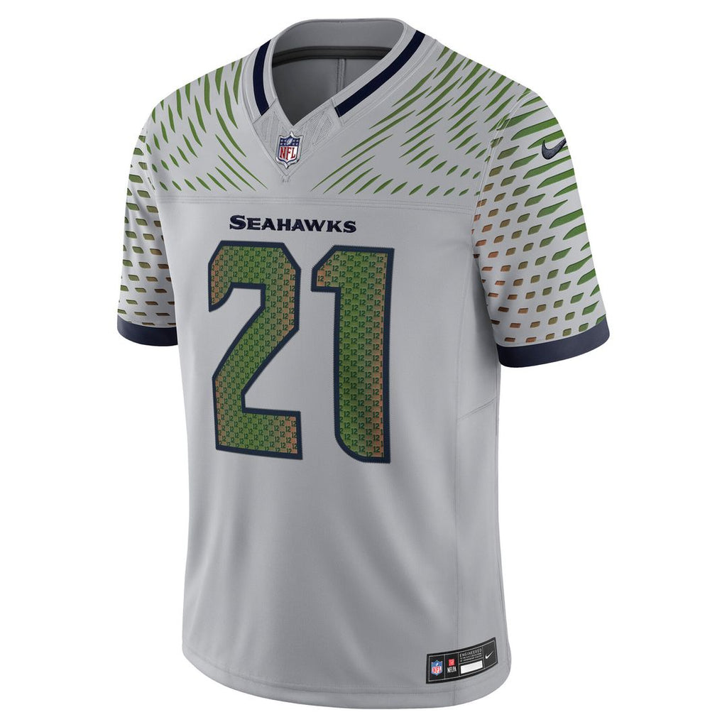 Devon Witherspoon Seattle Seahawks Nike 2025 Rivalries Collection Stitched Limited Official Jersey - Wolf Gray
