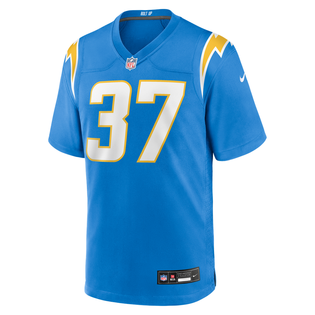 Jordan Oladokun Los Angeles Chargers Nike Team Game Official Jersey -  Powder Blue