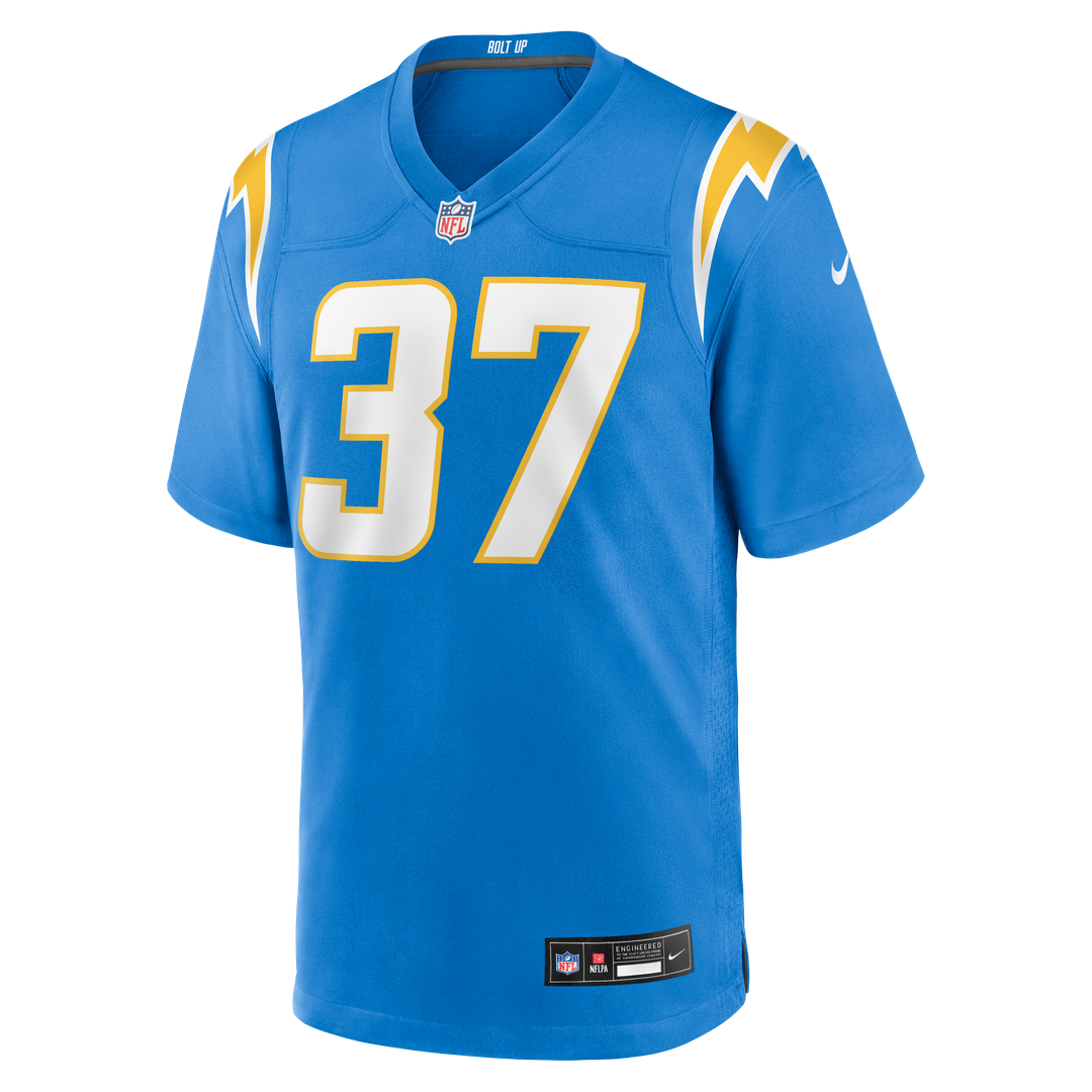 Jordan Oladokun Los Angeles Chargers Nike Team Game Official Jersey -  Powder Blue