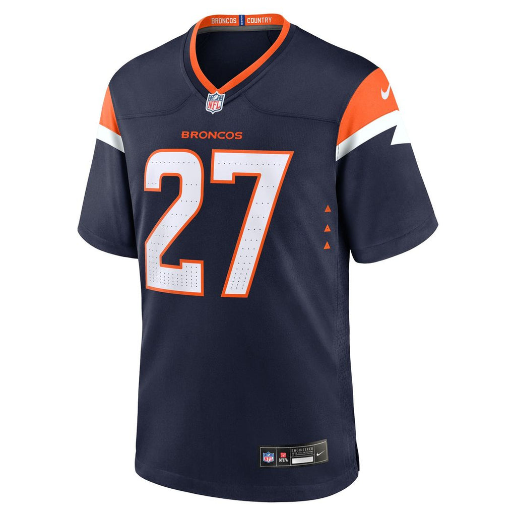 J.K. Dobbins Denver Broncos Nike Alternate Game Official Jersey -  Navy