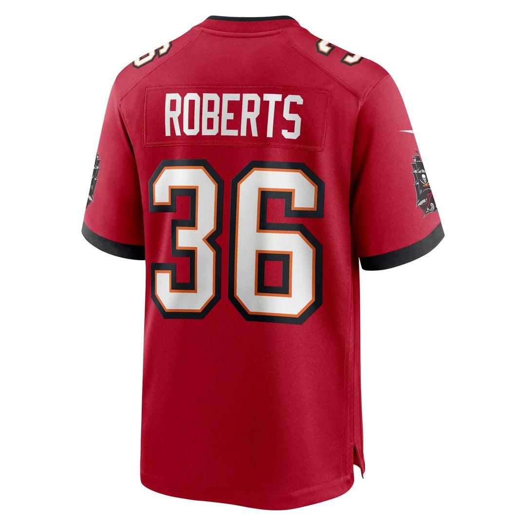 JJ Roberts Tampa Bay Buccaneers Nike Team Game Jersey - Red