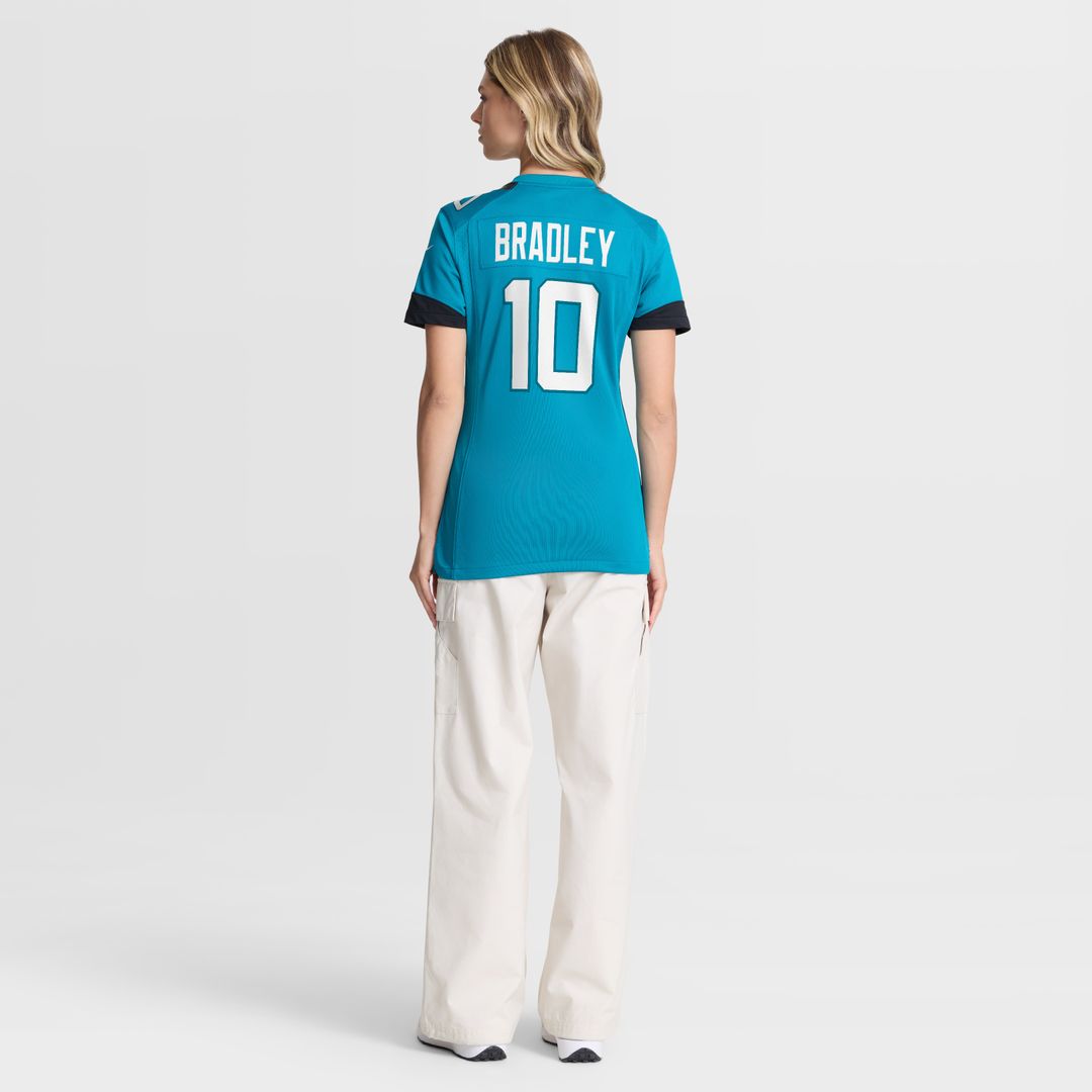 Carter Bradley Jacksonville Jaguars Nike Women's Team Game Jersey - Teal