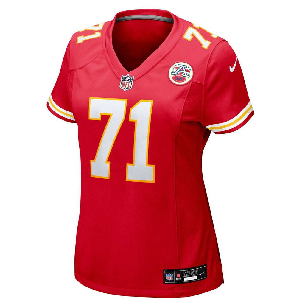 Josh Simmons Kansas City Chiefs Nike Women's Team Game Jersey - Red