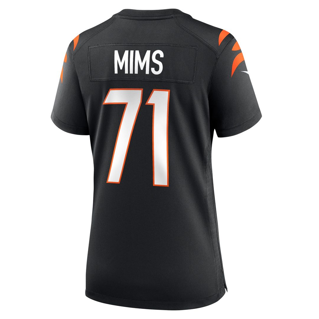 Amarius Mims Cincinnati Bengals Nike Women's Game Jersey - Black