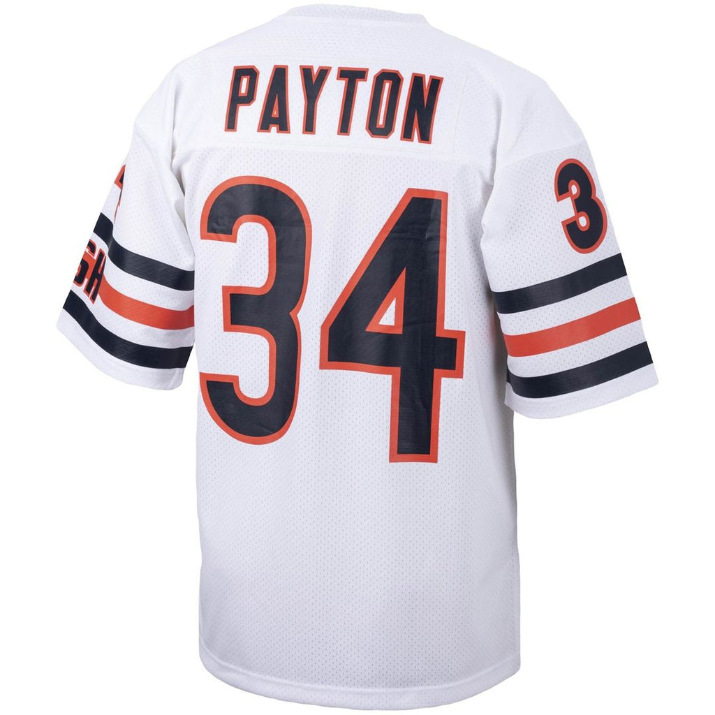 Walter Payton Chicago Bears Mitchell & Ness Big & Tall 1985 Retired Player Replica Official Jersey - White