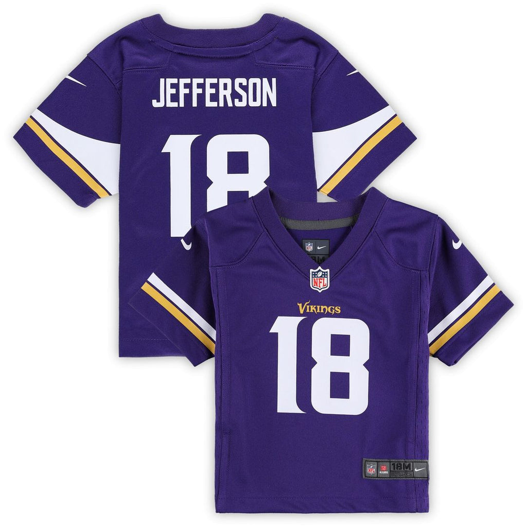 Justin Jefferson Minnesota Vikings Nike Infant Team  Player Game Official Jersey - Purple