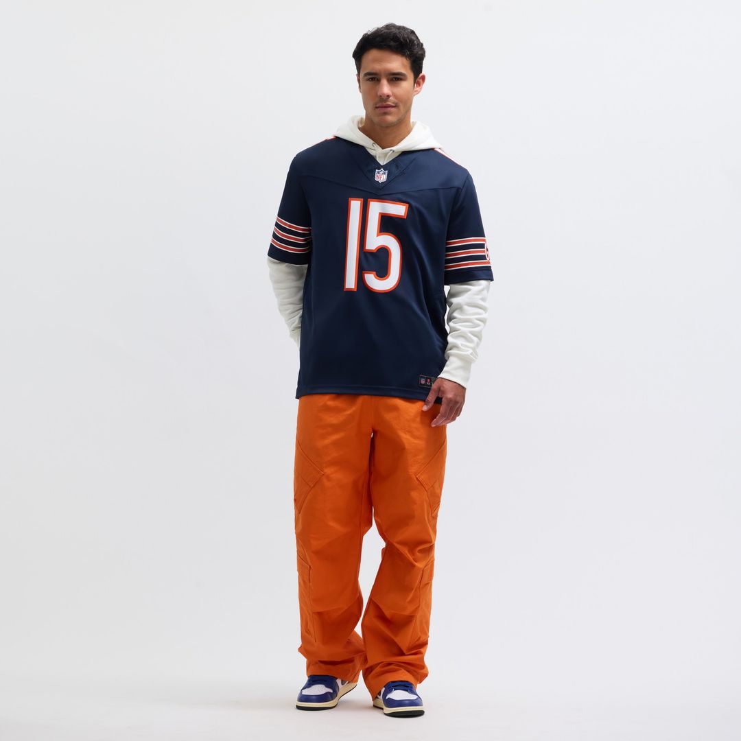 Rome Odunze Chicago Bears Nike Vapor F.U.S.E. Limited Official Jersey - Navy