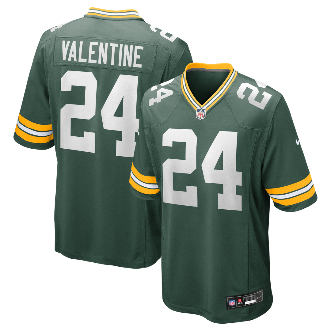 Carrington Valentine Green Bay Packers Nike Game Jersey - Green