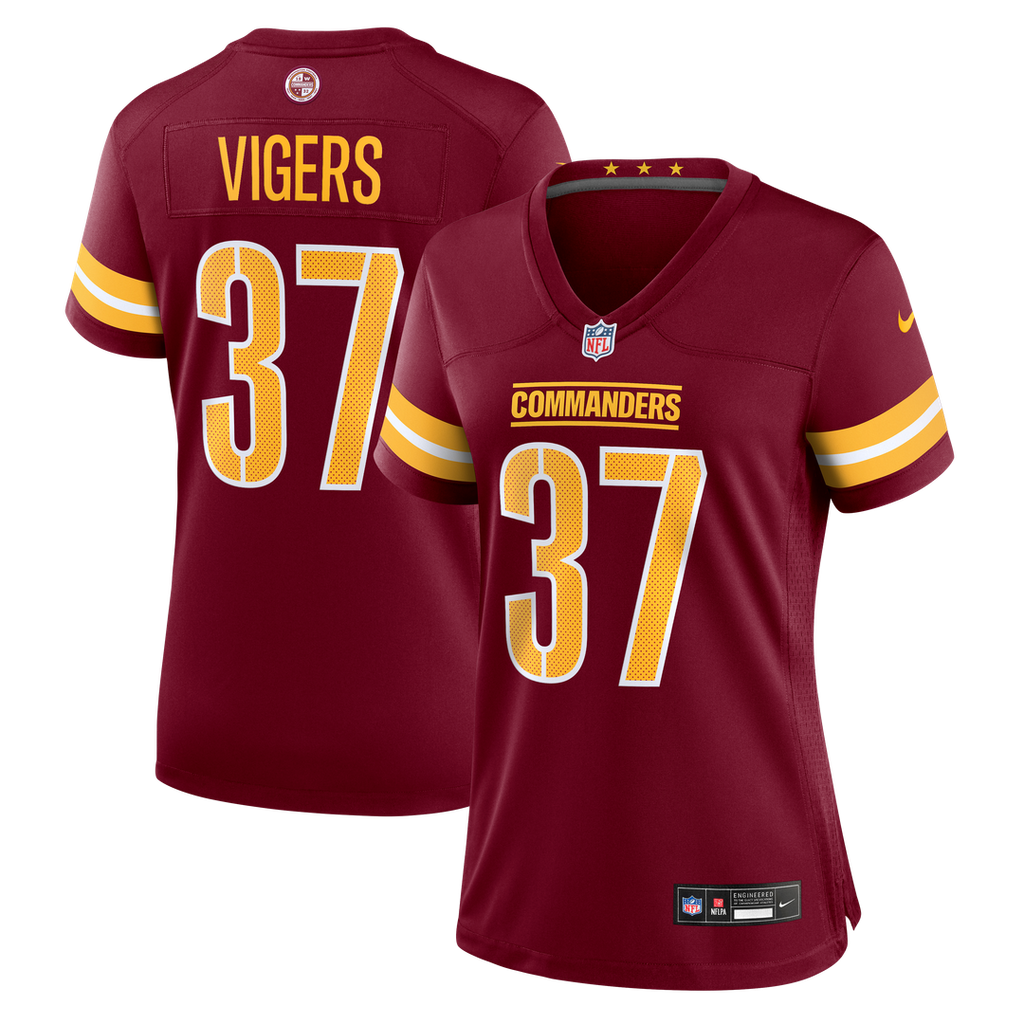 Car'lin Vigers Washington Commanders Nike Women's Team Game Jersey - Burgundy