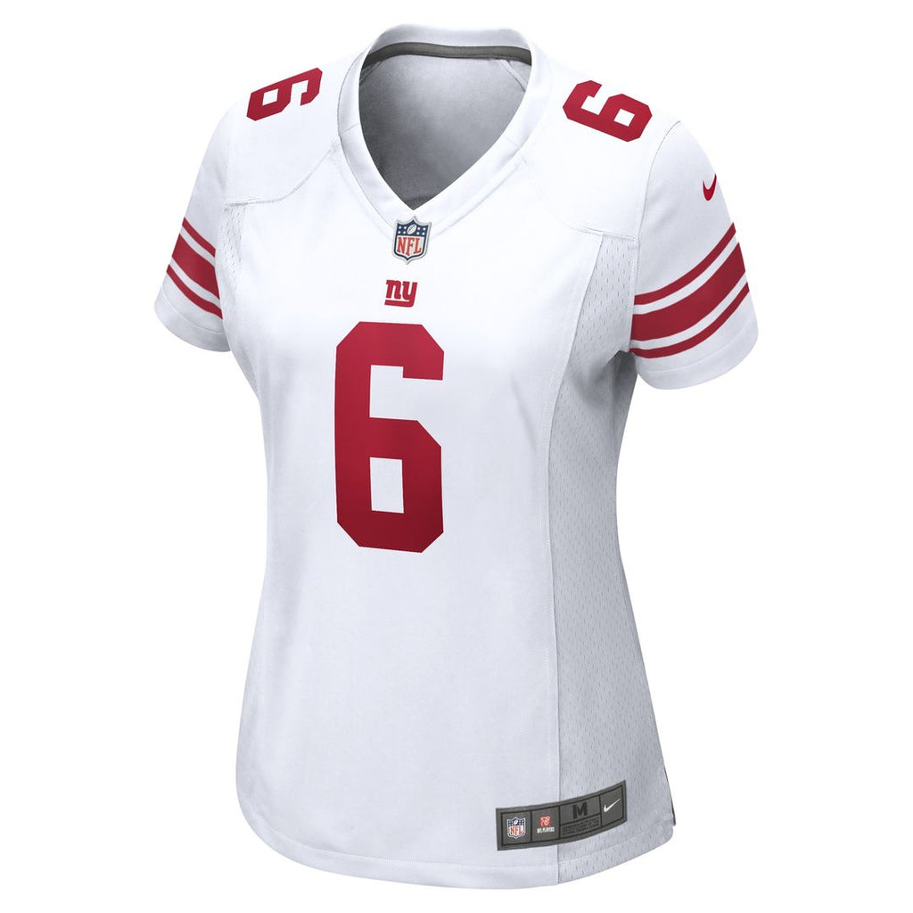 Jaxson Dart New York Giants Nike Women's Game Jersey - White