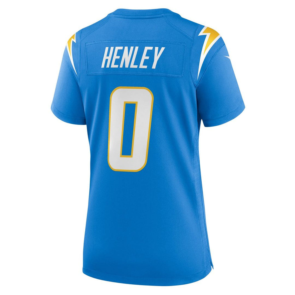 Daiyan Henley Los Angeles Chargers Nike Women's Team Game Official Jersey - Powder Blue