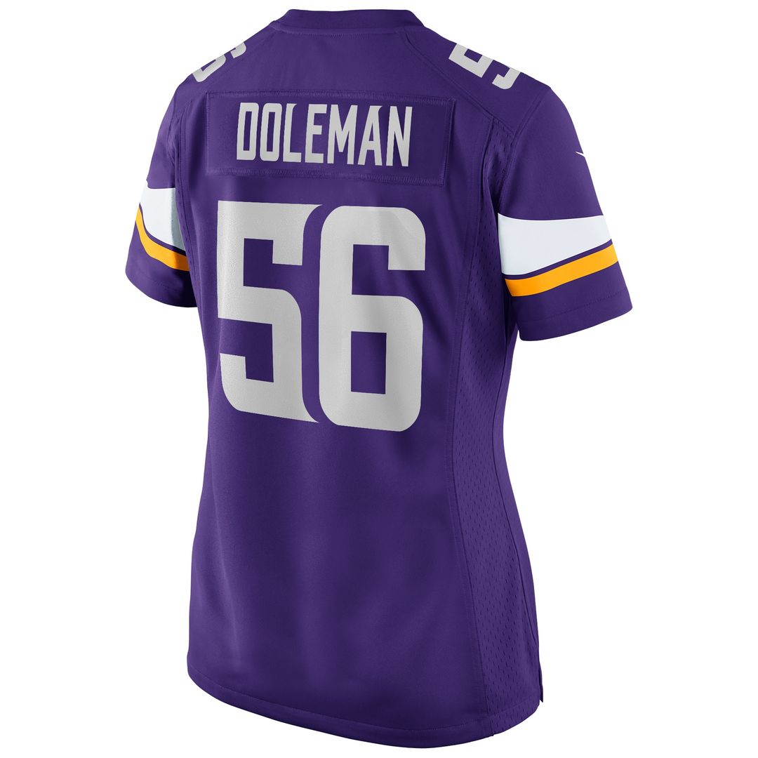 Chris Doleman Minnesota Vikings Nike Women's Game Retired Player Official Jersey - Purple