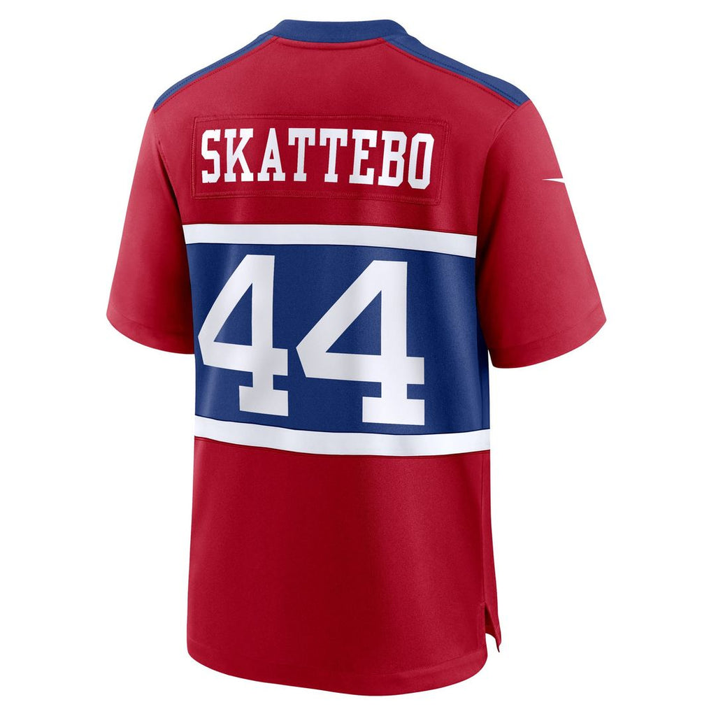 Cam Skattebo New York Giants Nike Alternate Century Red Game Official Jersey - Red