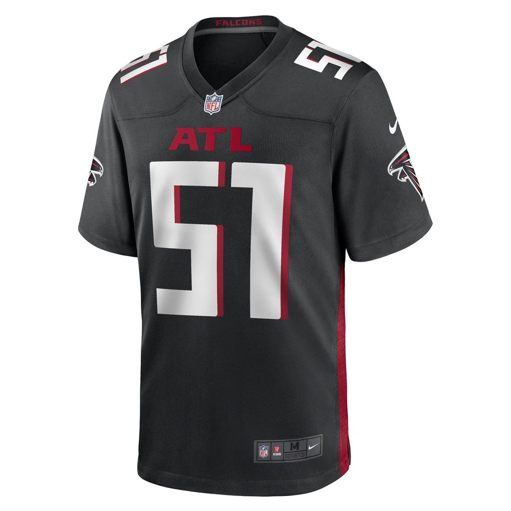 DeAngelo Malone Atlanta Falcons Nike Game Player Official Jersey - Black