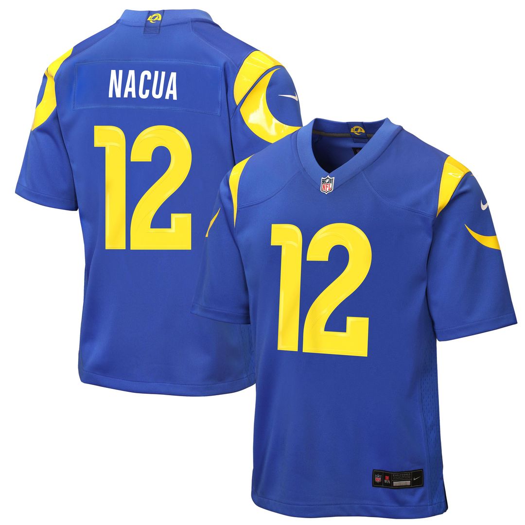Puka Nacua Los Angeles Rams Nike Youth Game Official Jersey - Royal