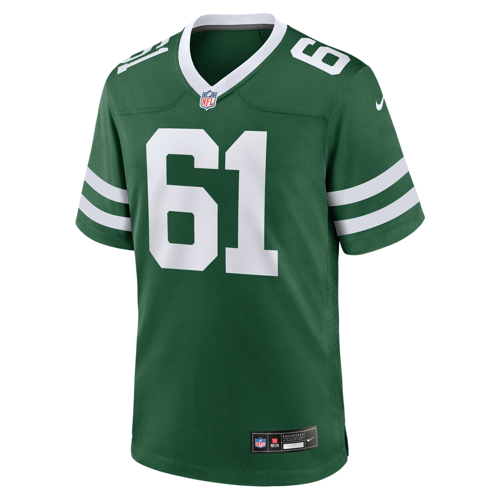 Max Mitchell New York Jets Nike Team Game Official Jersey - Legacy Green