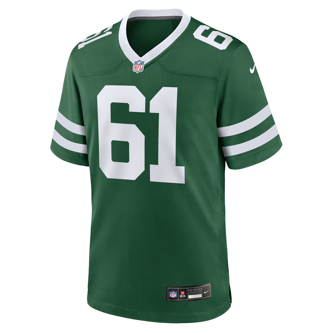 Max Mitchell New York Jets Nike Team Game Official Jersey - Legacy Green