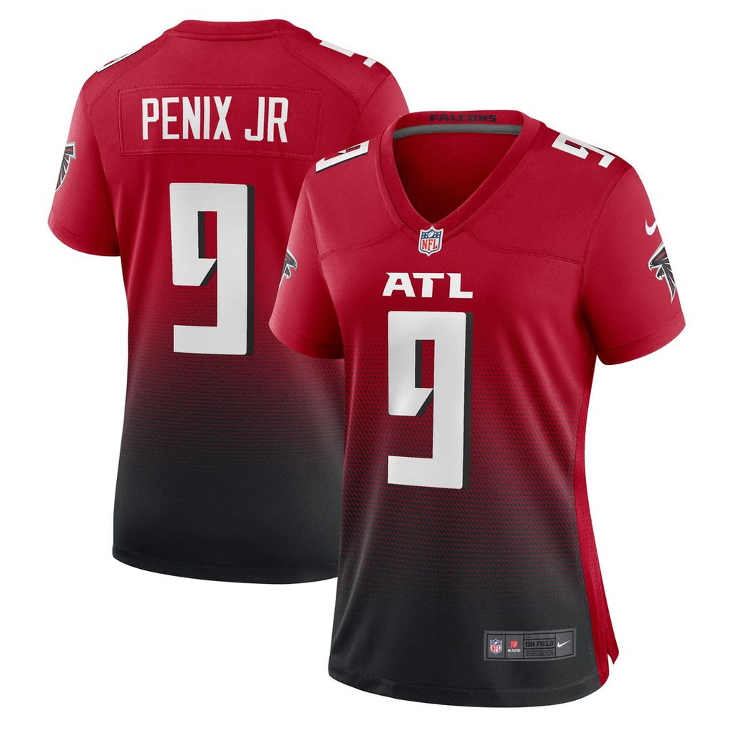 Michael Penix Jr. Atlanta Falcons Nike Women's Alternate Game Official Jersey -  Red