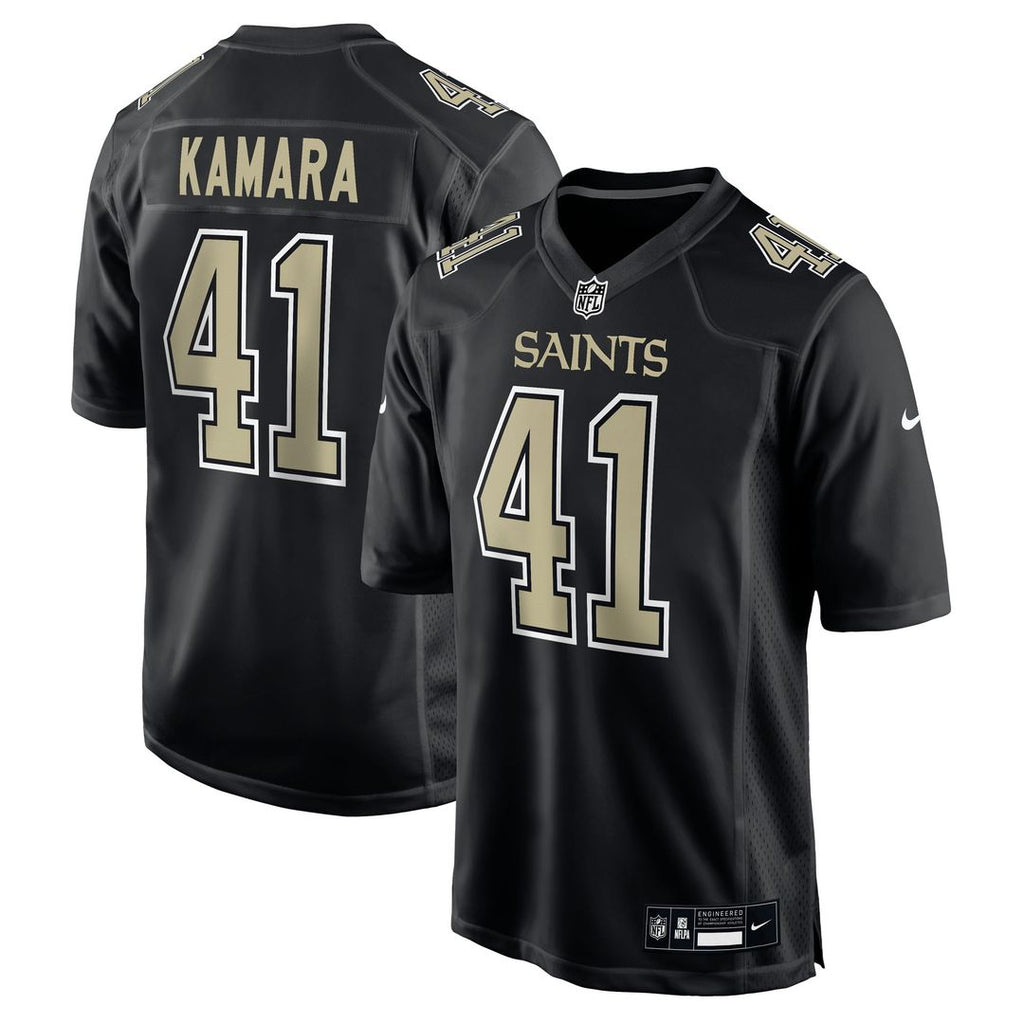 Alvin Kamara New Orleans Saints Nike Fashion Game Official Jersey - Carbon Black
