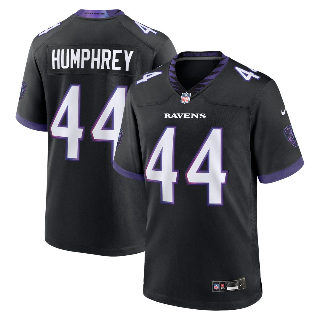 Marlon Humphrey Baltimore Ravens Nike Alternate Game Official Jersey - Black