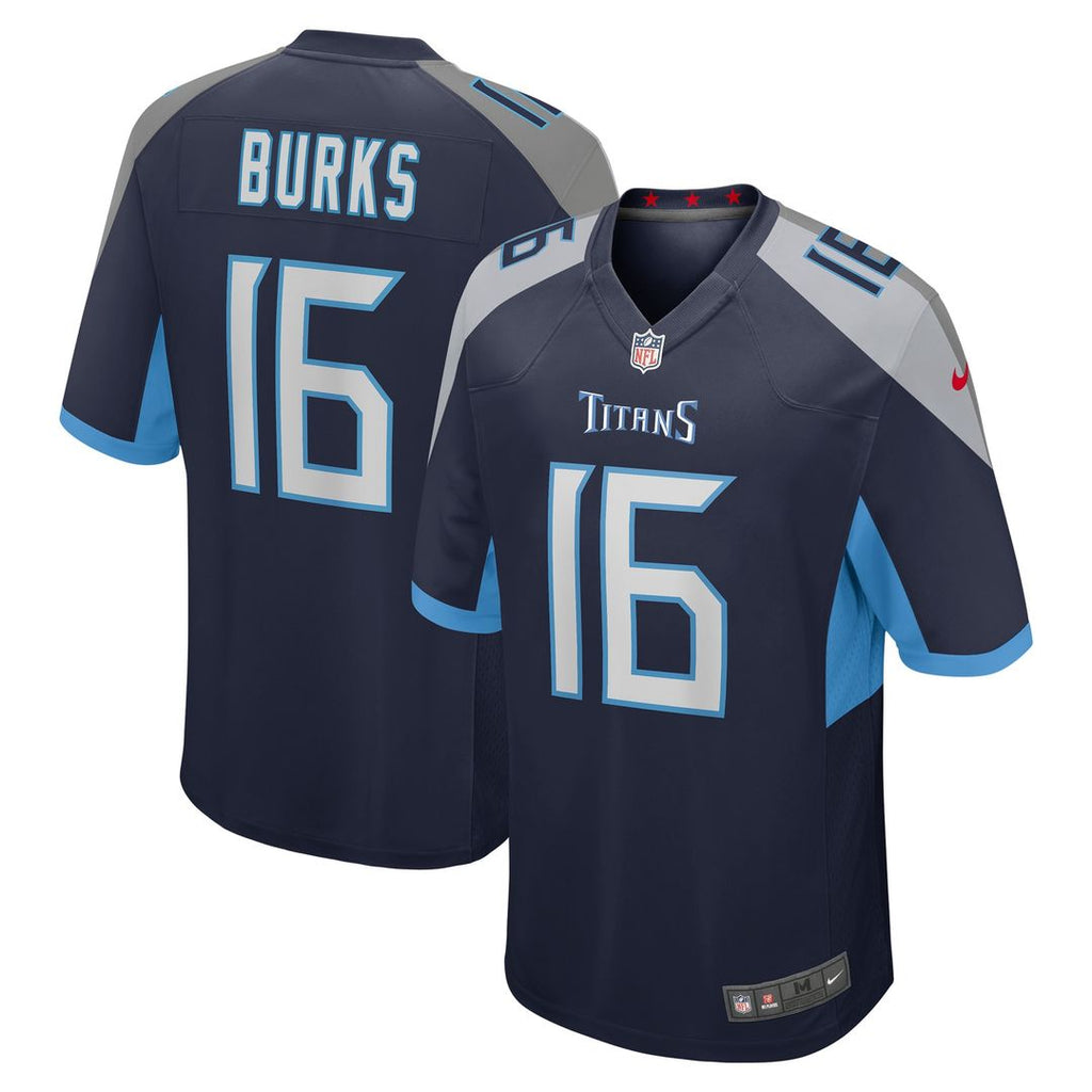 Treylon Burks Tennessee Titans Nike Player Game Official Jersey - Navy