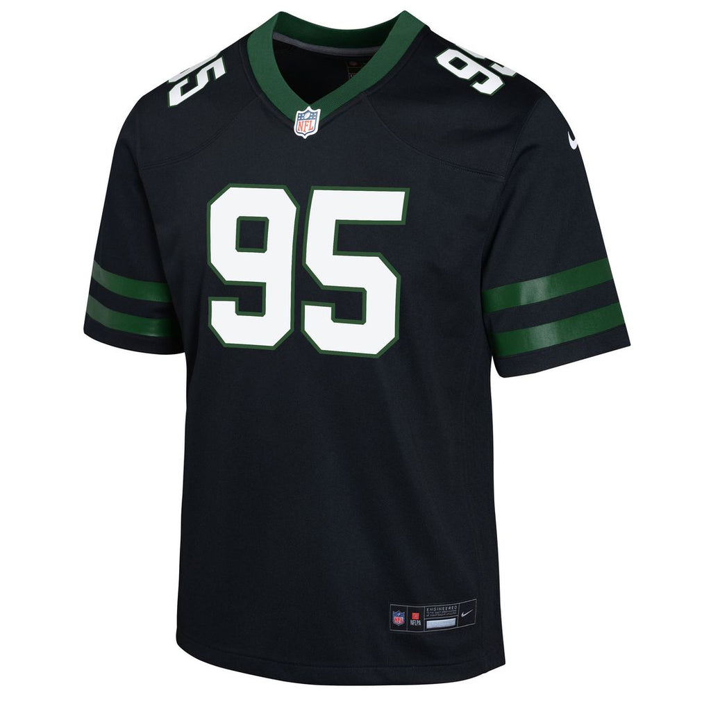 Quinnen Williams New York Jets Nike Youth Game Official Jersey - Black