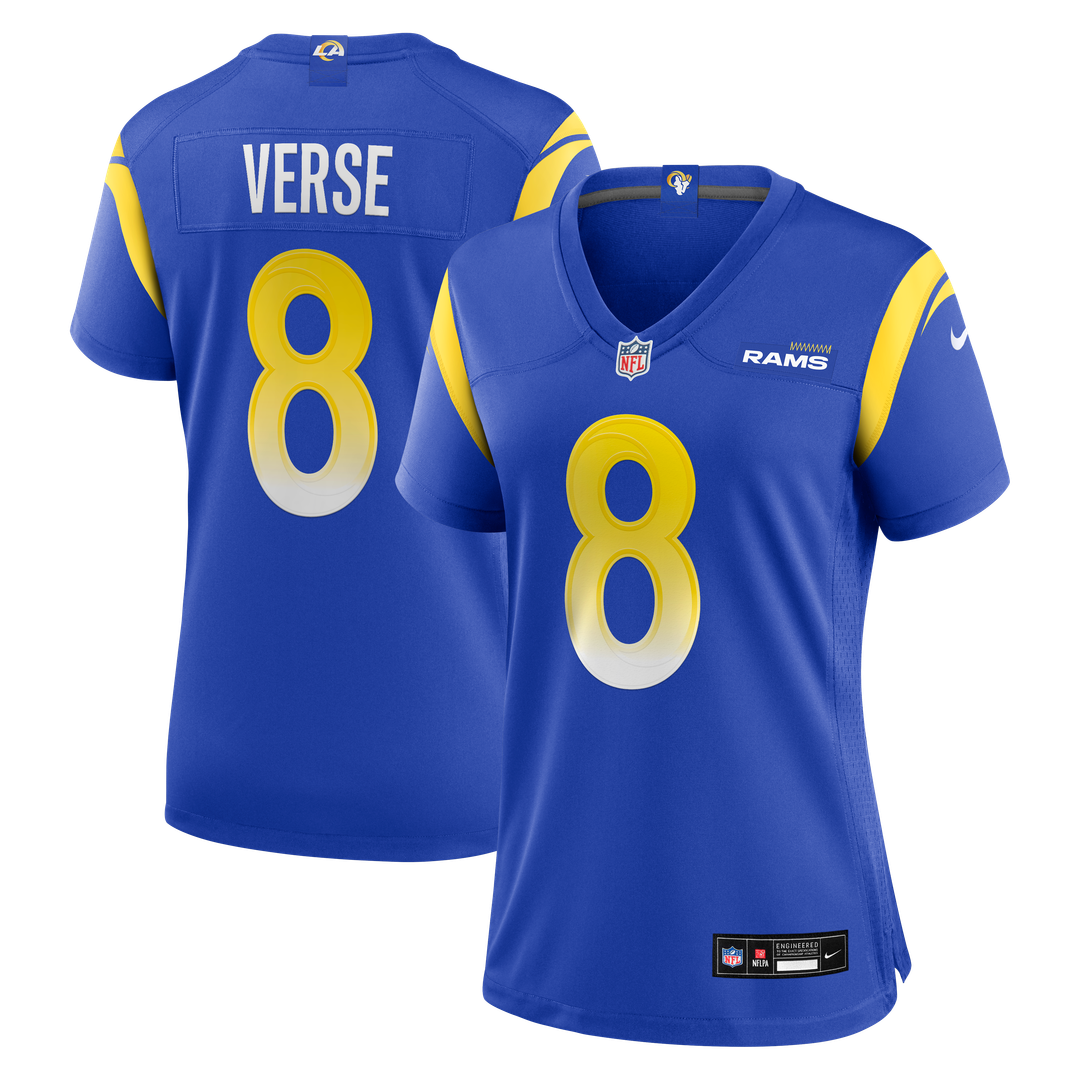 Jared Verse Los Angeles Rams Nike Women's Team Game Jersey - Royal