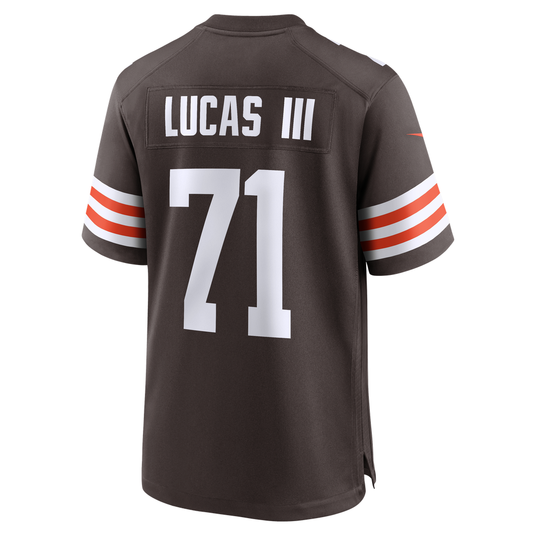 Cornelius Lucas Cleveland Browns Nike Team Game Official Jersey -  Brown